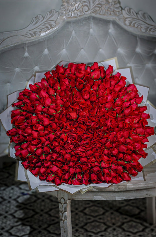 Buquet Buchon Gigante De 500 Rosas De Exportacion  🌹