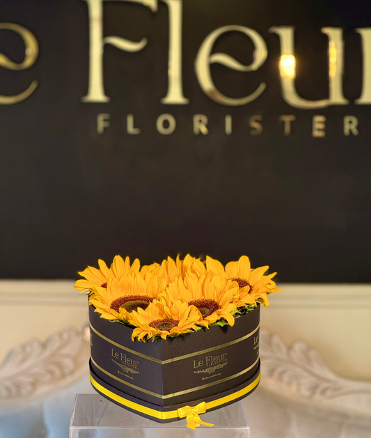 Corazon 12 Girasoles Grande 🌻