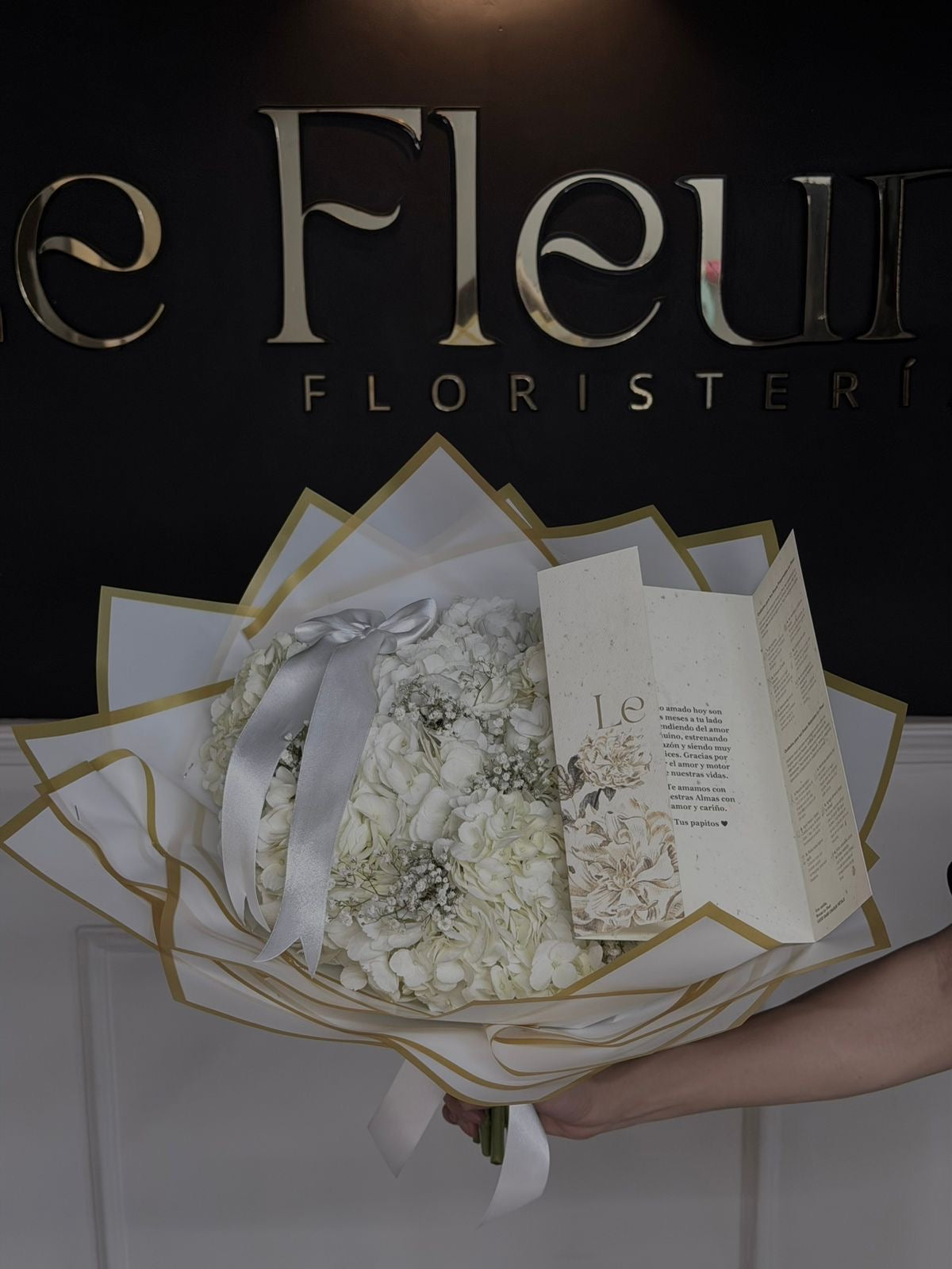 Buquet De Hortencias De Exportacion Tamaño S