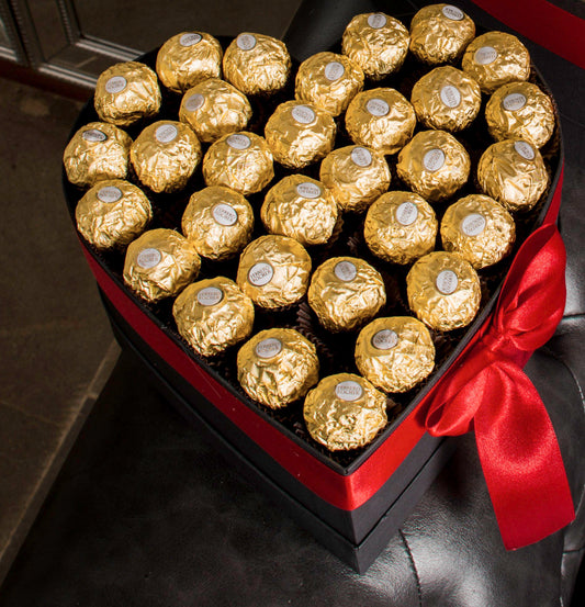 Corazon Con 30 o 56 Ferrero Rosher 🌹