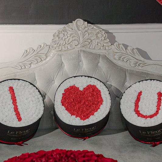 Cajas I❤️U En Rosas Eternas XL