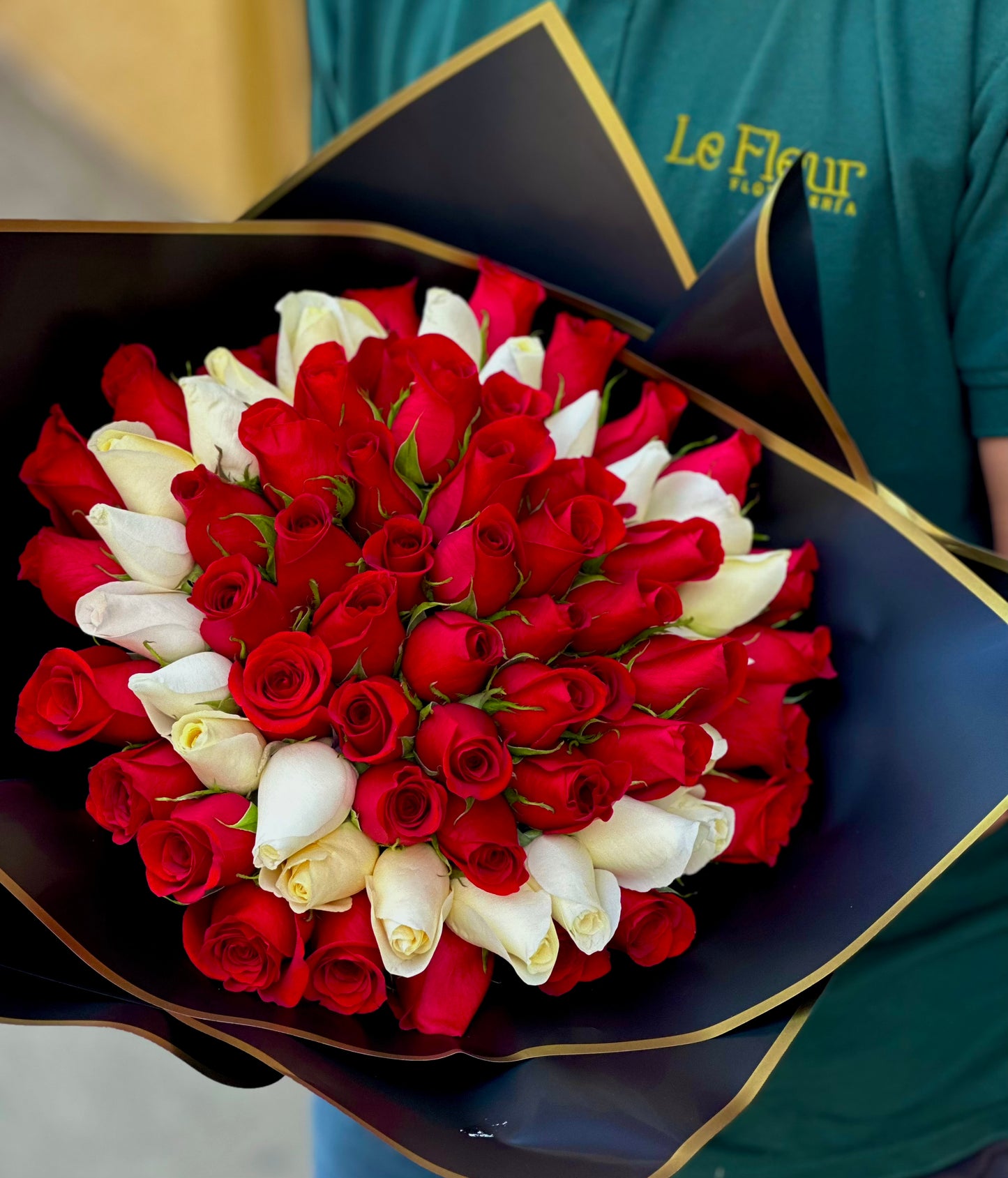 Buquet De Rosas De Exportacion Mediano 🌹