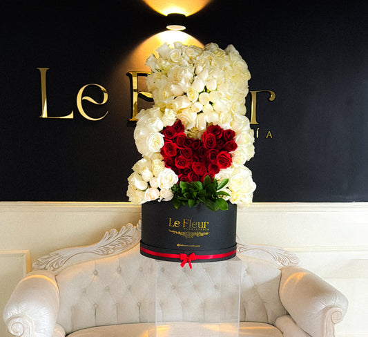 Oso Teddy 🧸Con 400 Rosas Hechos a Mano