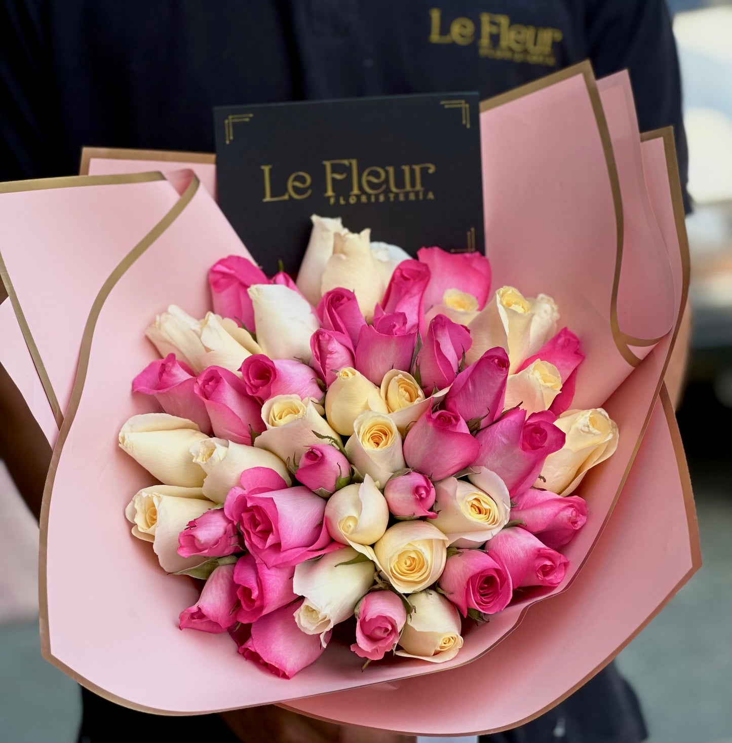 Buquet De Rosas De Exportacion Mediano 🌹