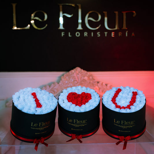 Cajas I❤️U En Rosas Eternas