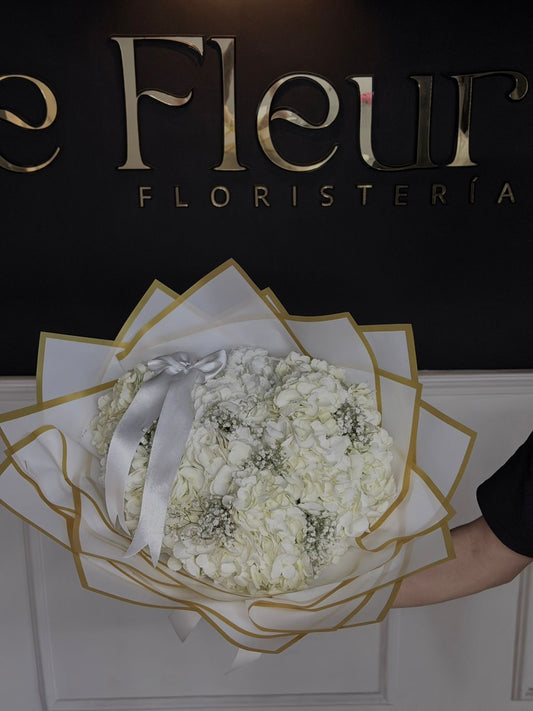 Buquet De Hortencias De Exportacion Tamaño S